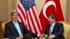 Dışişleri Bakanı Ahmet Davutoğlu Washington'da ABD Dışişleri Bakanı John Kerry ile de görüştü